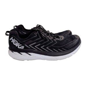 Hoka One One Clifton 4 Men's Sneakers Size 14 Black Gray Athletic Sporty